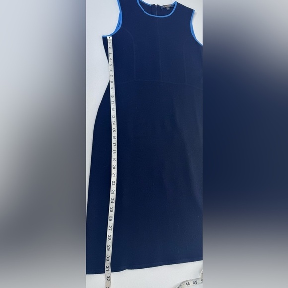 Brooks Brothers 100% Fine Merino Wool Knit Sheath Dress Womens Size Medium - Picture 6 of 9